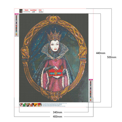 Mirror Witch - Full Round Drill Diamond Painting 40*50CM