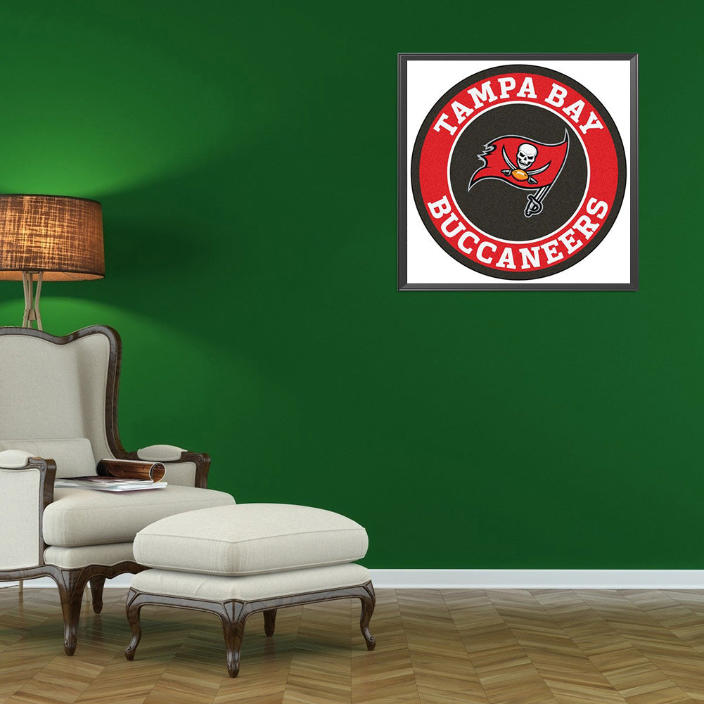 Tampa Bay Buccaneers Logo - Full Round Drill Diamond Painting 40*40CM