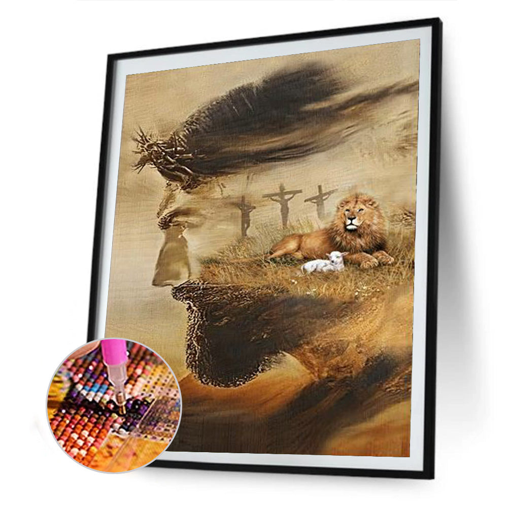 Man - Full Round Drill Diamond Painting 30*40CM