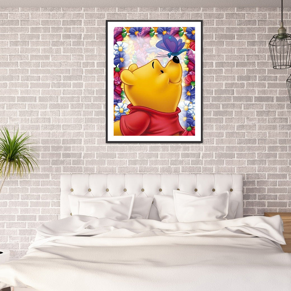 Winnie The Pooh - Full Round Drill Diamond Painting 30*40CM