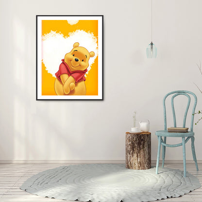 Winnie The Pooh - Full Round Drill Diamond Painting 30*40CM