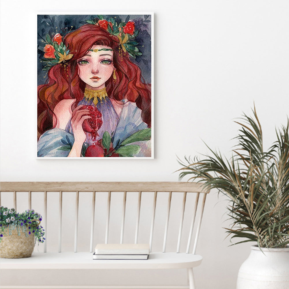 Flower Fairy - 11CT Stamped Cross Stitch 40*50CM