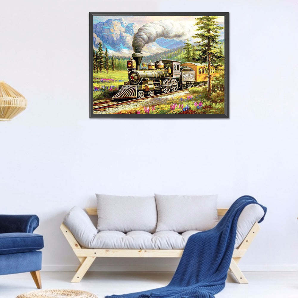 Train - Full Round Drill Diamond Painting 60*50CM