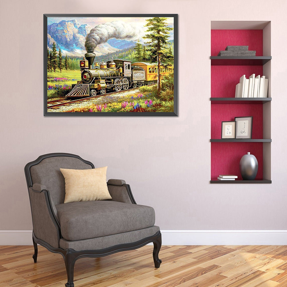 Train - Full Round Drill Diamond Painting 60*50CM
