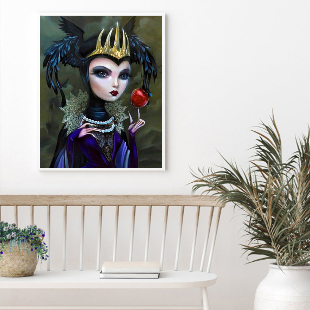 Gothic Woman - Full Round Drill Diamond Painting 50*60CM