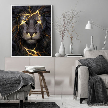 Lion - Full Round Drill Diamond Painting 50*60CM