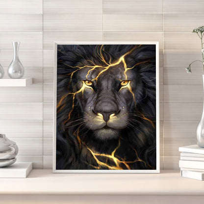 Lion - Full Round Drill Diamond Painting 50*60CM
