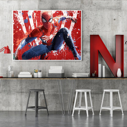 Spiderman - Full Round Drill Diamond Painting 60*50CM