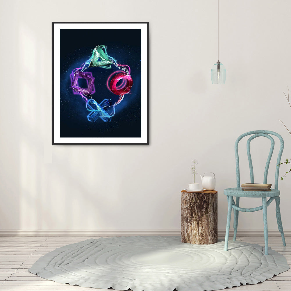 Technology Electronics - Full Round Drill Diamond Painting 30*40CM