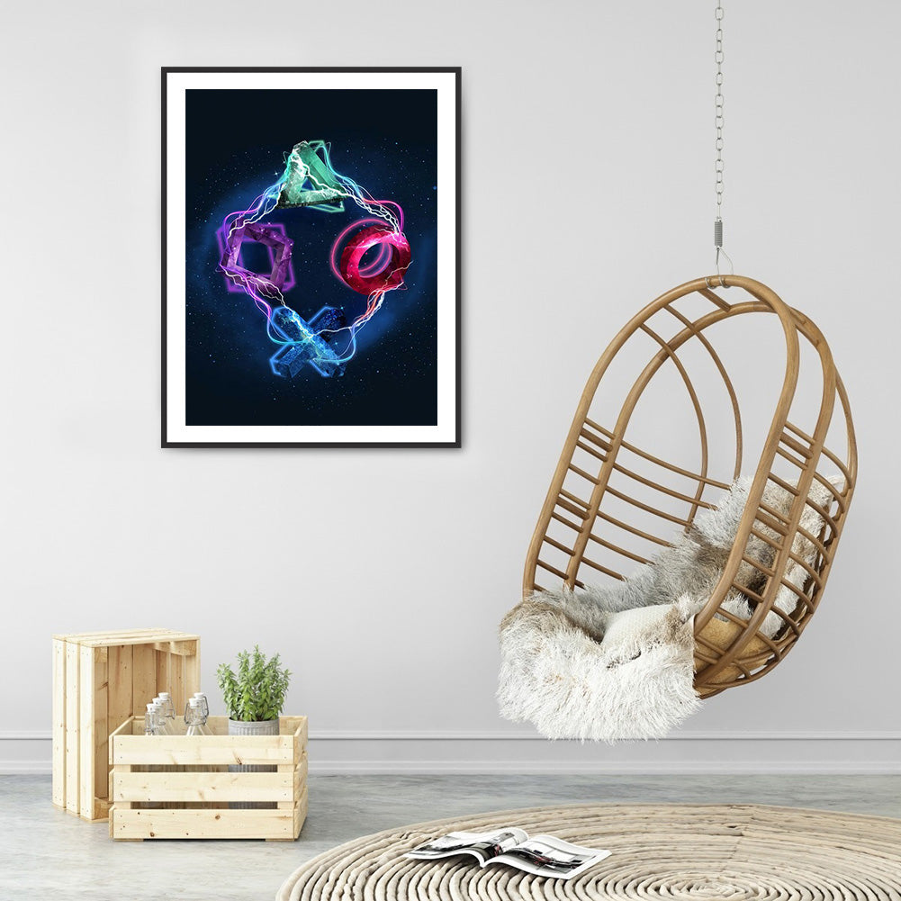 Technology Electronics - Full Round Drill Diamond Painting 30*40CM