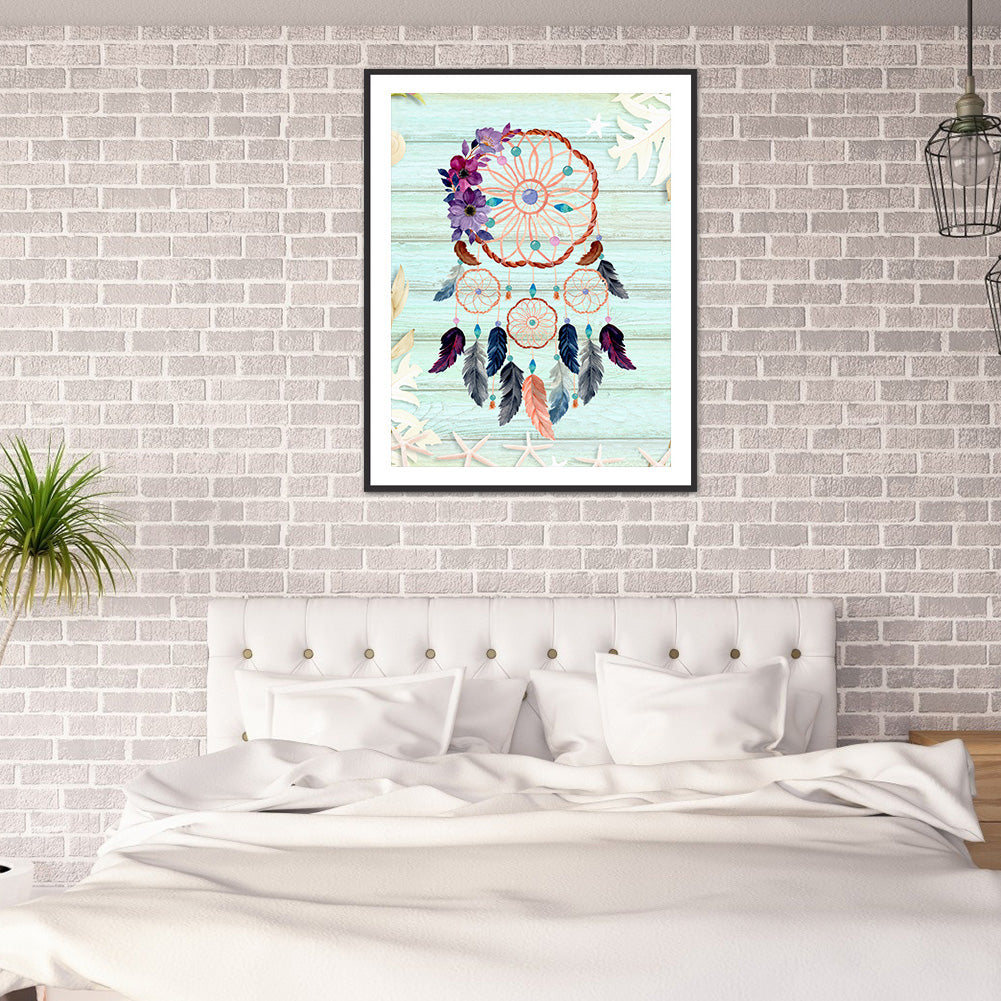 Dreamcatcher - Full Round Drill Diamond Painting 30*40CM