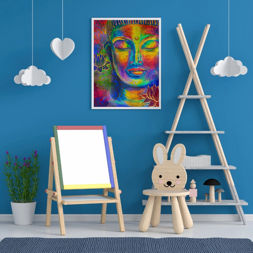 Buddha Statue - Full Square Drill Diamond Painting 30*40CM