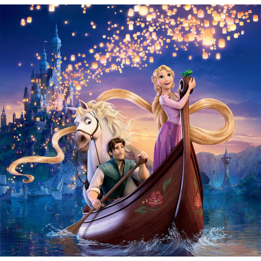 Princess And Prince - 11CT Stamped Cross Stitch 60*58CM