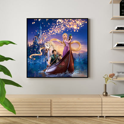 Princess And Prince - 11CT Stamped Cross Stitch 60*58CM