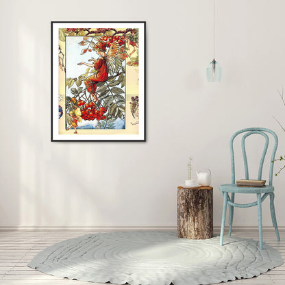 Flower Fairy - Full Round Drill Diamond Painting 30*40CM