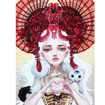 Goth Women - Full Round Drill Diamond Painting 30*40CM