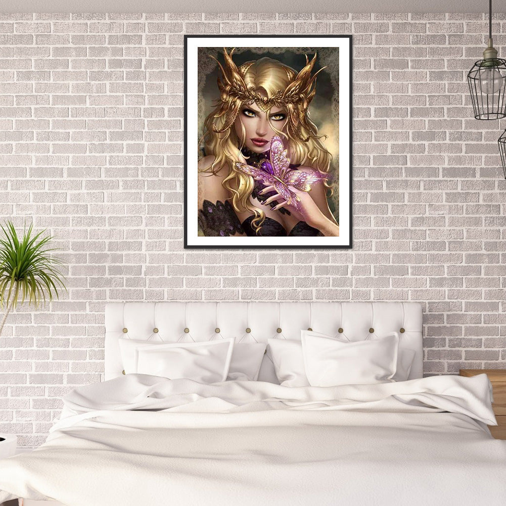 Beauty - Full Round Drill Diamond Painting 30*40CM