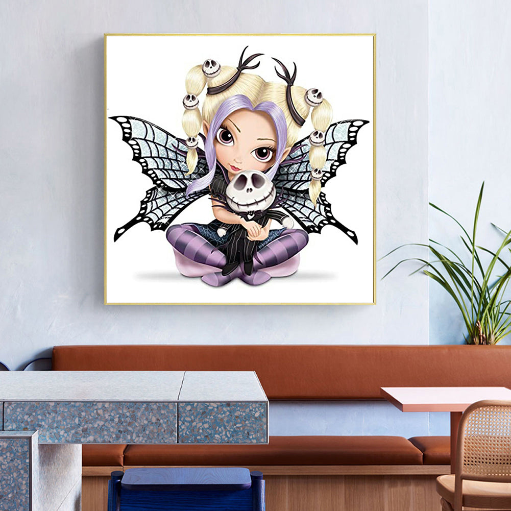 Big Eye Doll - Full Round Drill Diamond Painting 50*50CM