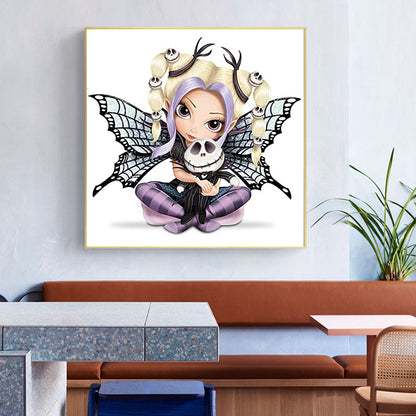 Big Eye Doll - Full Round Drill Diamond Painting 50*50CM