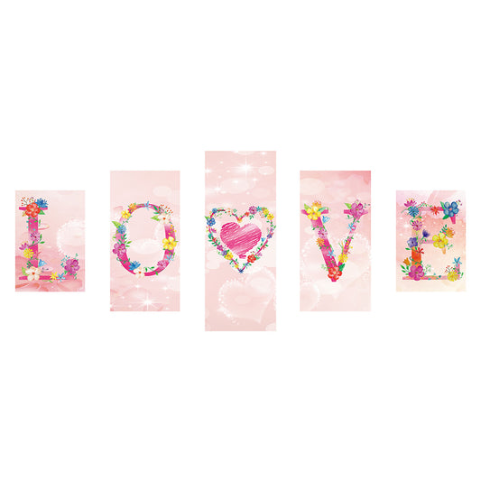 Love - Full Round Drill Diamond Painting 103*45CM