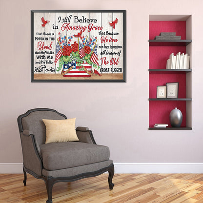 Flowers And Herbs In English - Special Shaped Drill Diamond Paiting 40*30cm