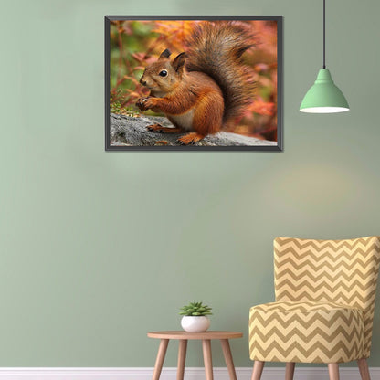 Squirrel - Full Round Drill Diamond Painting 40*30CM
