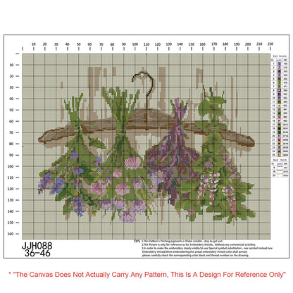Wildflower - 11CT Counted Cross Stitch 36*46CM