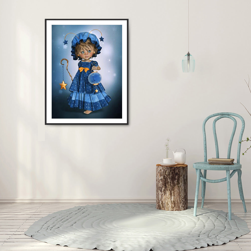 Figure - Full Round Drill Diamond Painting 30*40CM