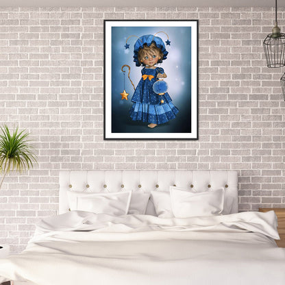 Figure - Full Round Drill Diamond Painting 30*40CM