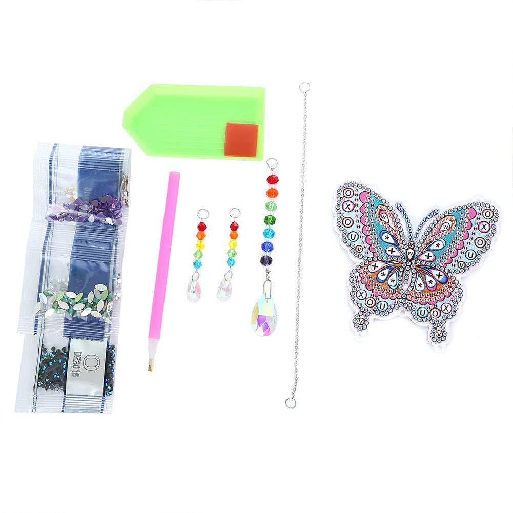 Animal DIY Diamond Painting Light Catcher Prism Hanging Crystal Wind Chime
