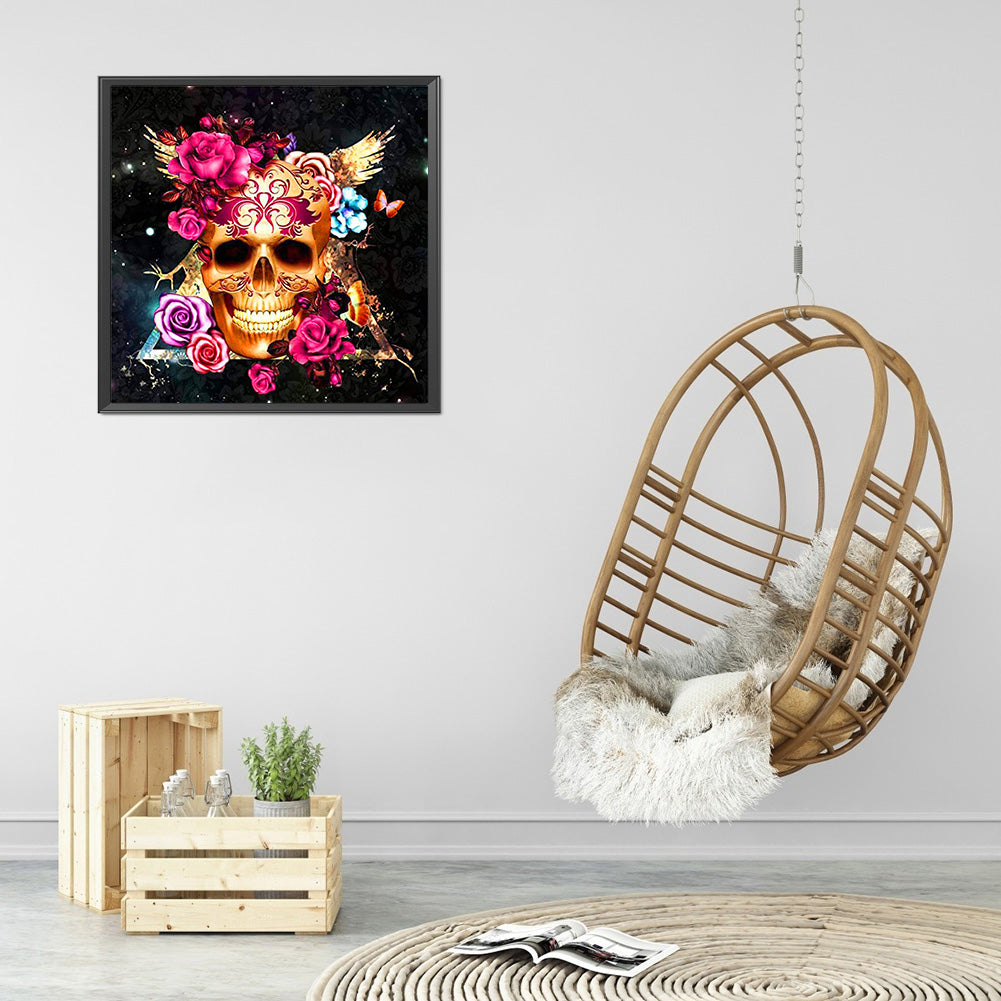 Skull Series - Full Round Drill Diamond Painting 30*30CM