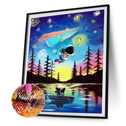 Galaxy Star Series - Full Round Drill Diamond Painting 30*40CM