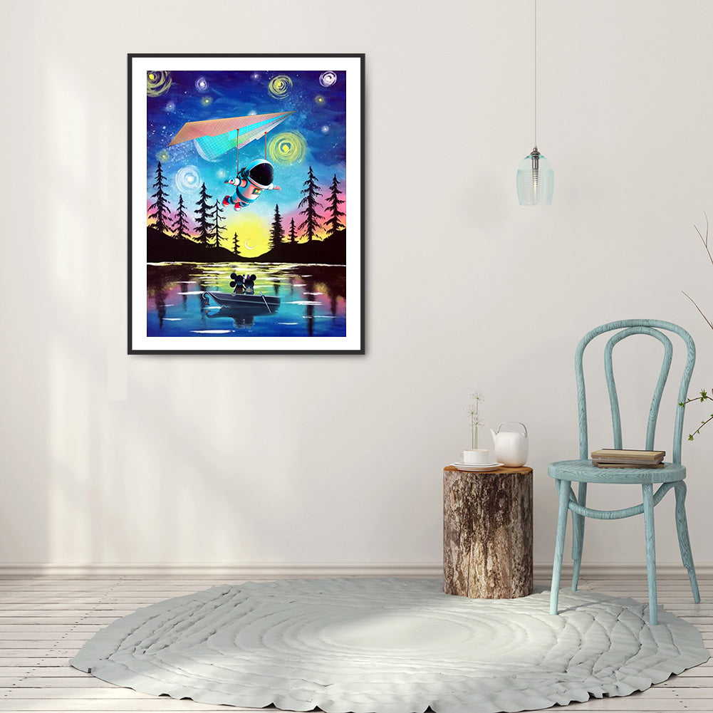 Galaxy Star Series - Full Round Drill Diamond Painting 30*40CM