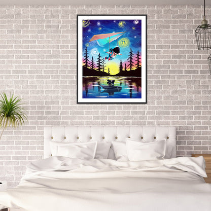 Galaxy Star Series - Full Round Drill Diamond Painting 30*40CM