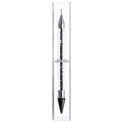 Dual Heads Dotting Wax Pen Point Drill Picker Nail Art Studs Dotter