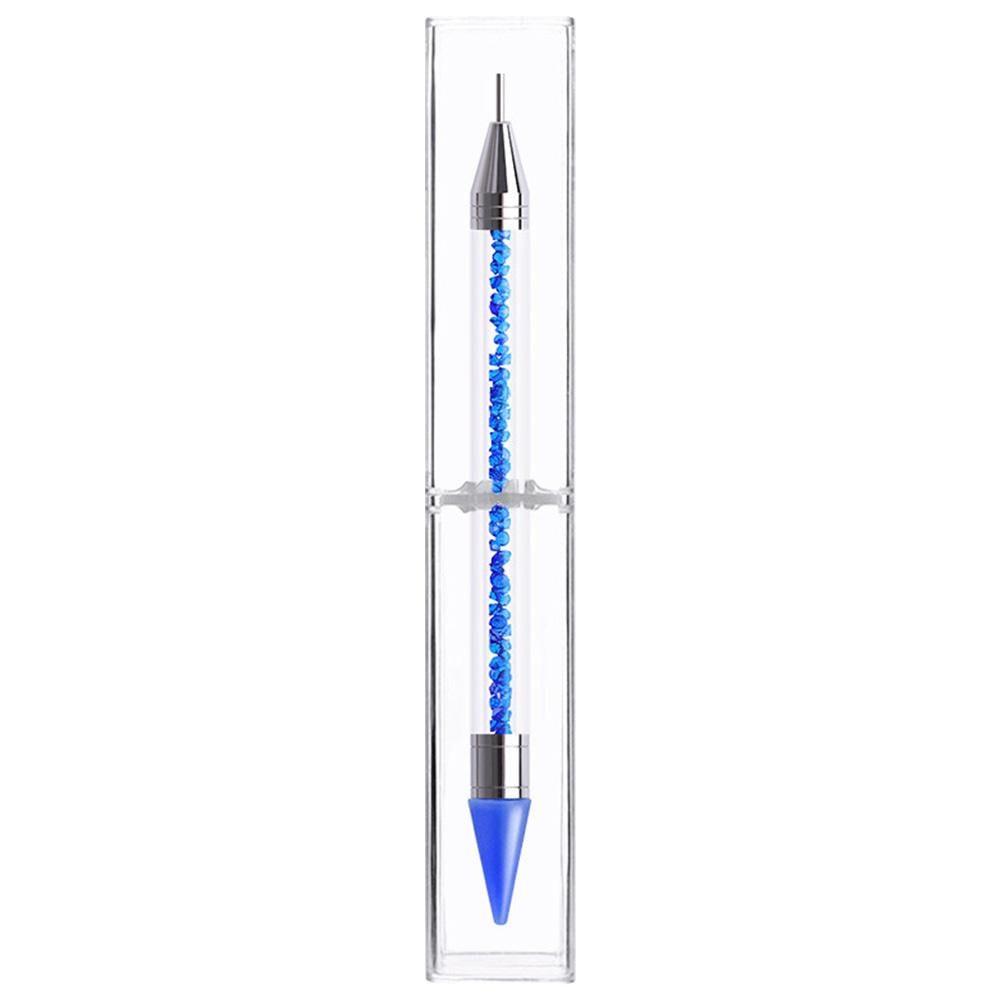 Dual Heads Dotting Wax Pen Point Drill Picker Nail Art Studs Dotter