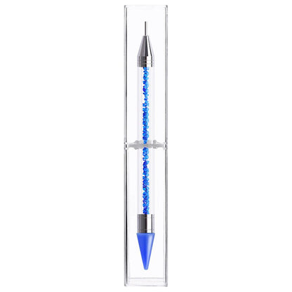 Dual Heads Dotting Wax Pen Point Drill Picker Nail Art Studs Dotter