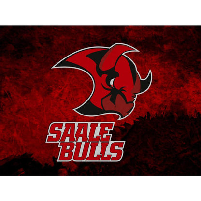 Saar Bulls Team Logo - Full Round Drill Diamond Painting 40*30CM