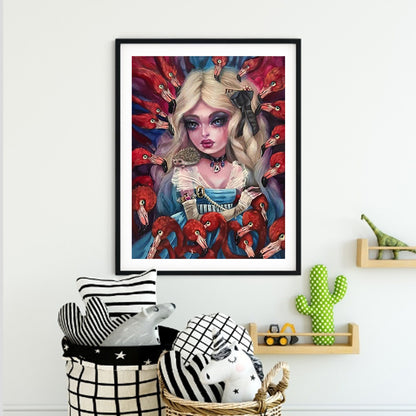 Gothic Woman - Full Round Drill Diamond Painting 50*60CM