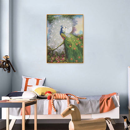 Peacock - Special Shaped Drill Diamond Paiting 30*40CM