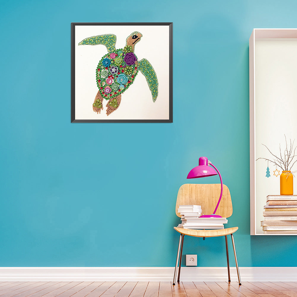 Sea Turtle - Special Shaped Drill Diamond Paiting 30*30CM