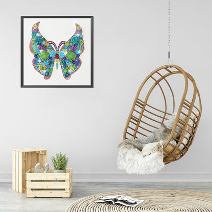 Butterfly - Special Shaped Drill Diamond Paiting 30*30CM