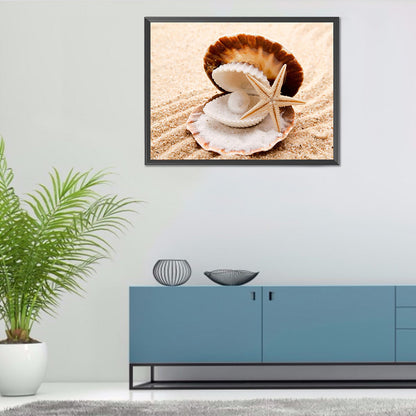 Sea Shells - Full Round Drill Diamond Painting 40*30CM