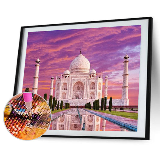 Taj Mahal - Full Round Drill Diamond Painting 40*30CM