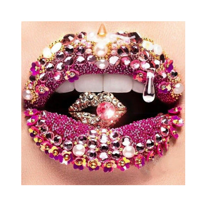 Lips - Full Round Drill Diamond Painting 30*30CM