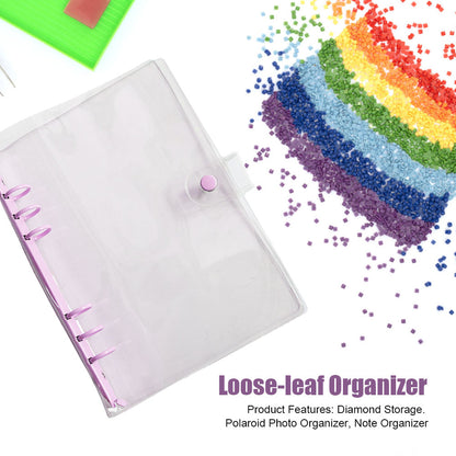 Diamond Painting Storage Book Beads Container A5 Album Binder No Loose Leaf