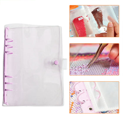 Diamond Painting Storage Book Beads Container A5 Album Binder No Loose Leaf