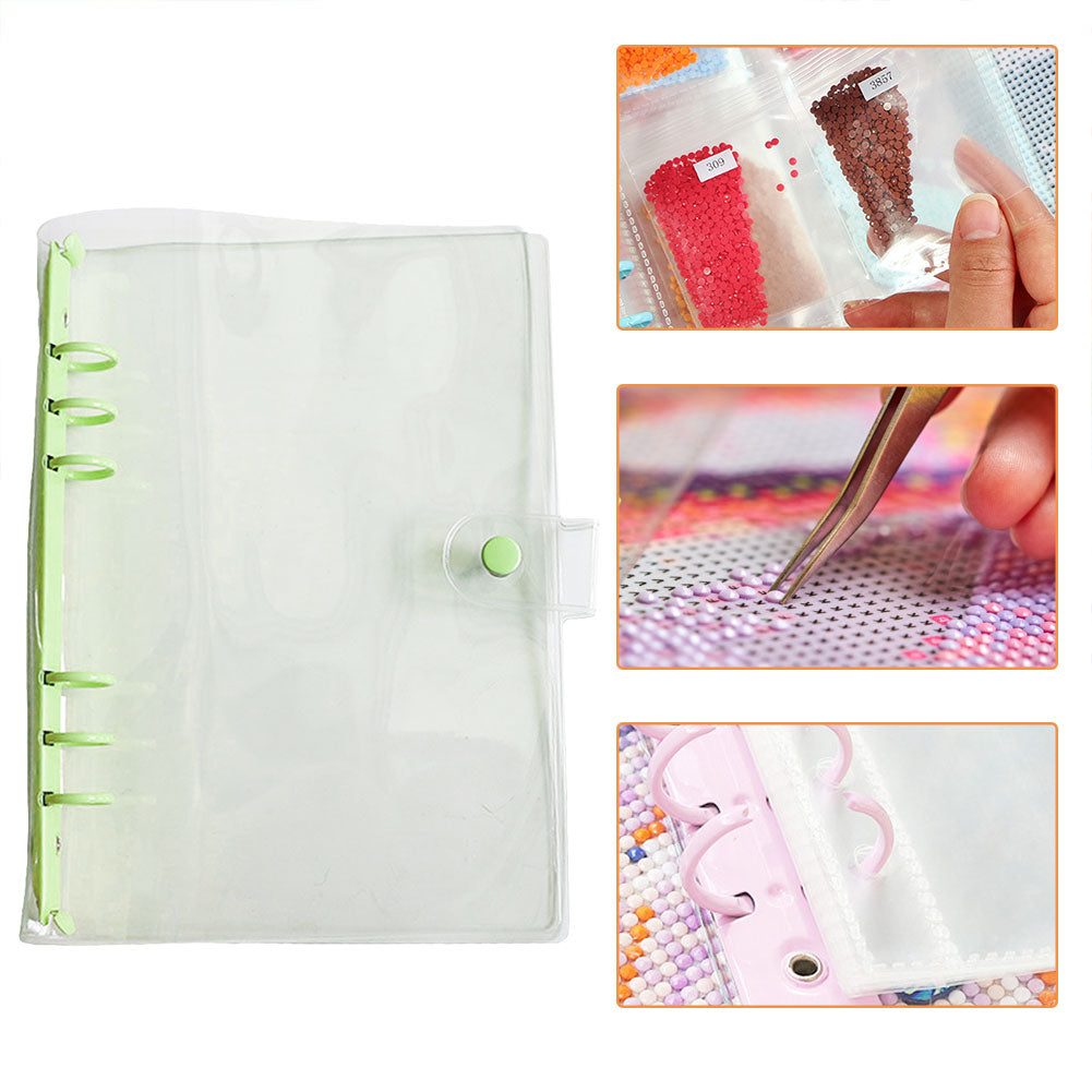 Diamond Painting Storage Book Beads Container A5 Album Binder No Loose Leaf