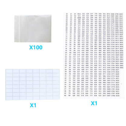 Diamond Painting Storage Book Clear Loose Leaf Self Sealing Plastic Bags