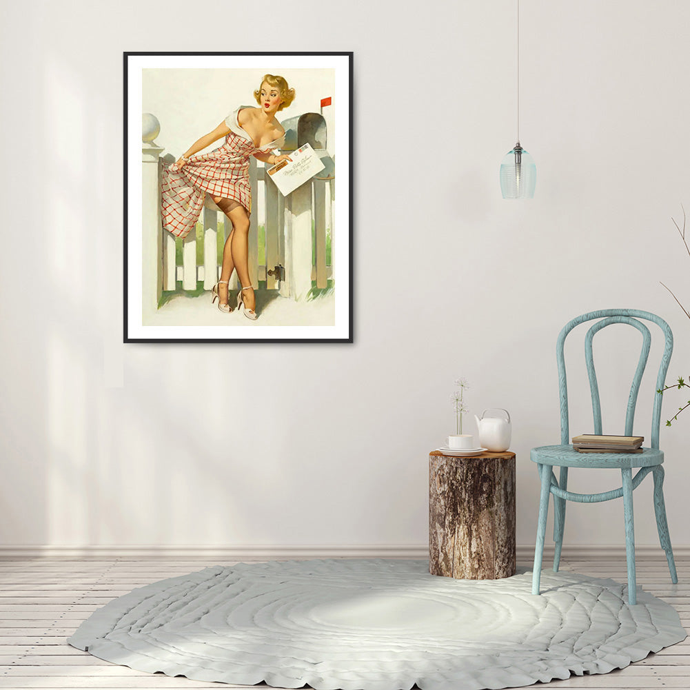 Sexy Woman - Full Round Drill Diamond Painting 30*40CM